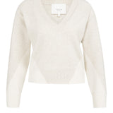 Trui met colorblock-effect