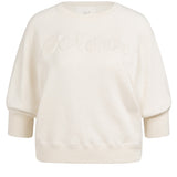 Sweater met geborduurd artwork