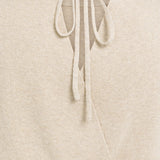 Short sleeve sweater with open back