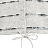 Gestreept gebreid vest