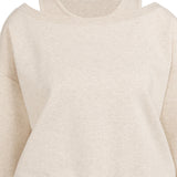 01-109116-603 Sweatshirt met dubbele hals