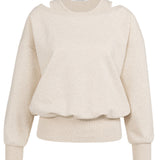 01-109116-603 Sweatshirt met dubbele hals