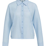 Blouse with angled seams