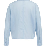 Blouse with angled seams