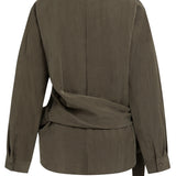 Blouse met knoopdetail