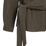 Blouse met knoopdetail