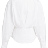 Blouse met tailleaccent