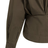 Blouse met tailleaccent