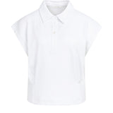 Sleeveless jersey blouse