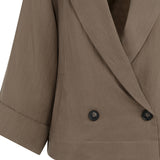 Blazer met kimonomouwen