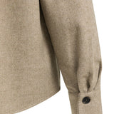 Blazer met contrasterende stof