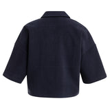Polo top met halve rits