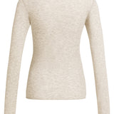 Long sleeve top with round neck