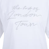 Shirt met flockprint