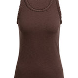 Singlet with braided trim