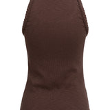 Singlet with braided trim