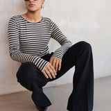 Basic longsleeve stripe top