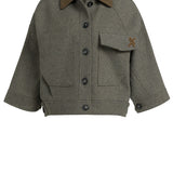 Oversized wollen jack