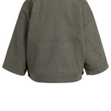 Oversized wollen jack