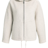 Oversized jas met capuchon