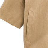 Oversized suedine jasje