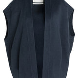 Oversized bodywarmer van wolmix