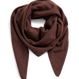 Knitted triangle scarf