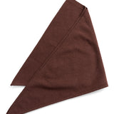 Knitted triangle scarf