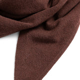 Knitted triangle scarf