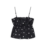 Dotted spaghetti top