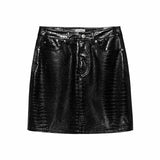 Vegan leather skirt