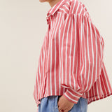 26112057 sarah short stripe blouse