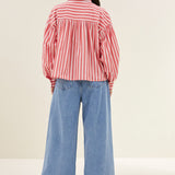 26112057 sarah short stripe blouse