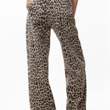2402030019 Loose fit jeans leopard