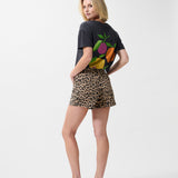 Leopard shorts