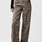 2402030019 Loose fit jeans leopard