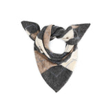 Triangle argyle scarf