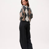 Argyle knit