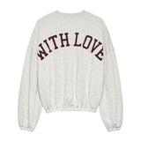 Oversized graphic sweater