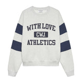 Sporty graphic sweater