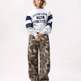 Sporty graphic sweater