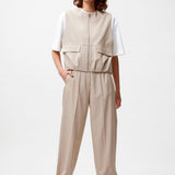2601023001 Pinstripe tapered trousers