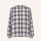 nyka tokyo check blouse