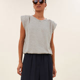 Nilou small stripe top