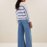 Vide stripe pullover