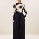 leya big stripe top