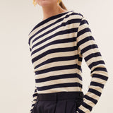 leya big stripe top