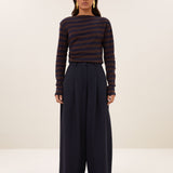 frida copper stripe pants
