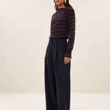frida copper stripe pants