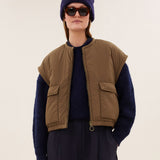 gio sleeveless jacket